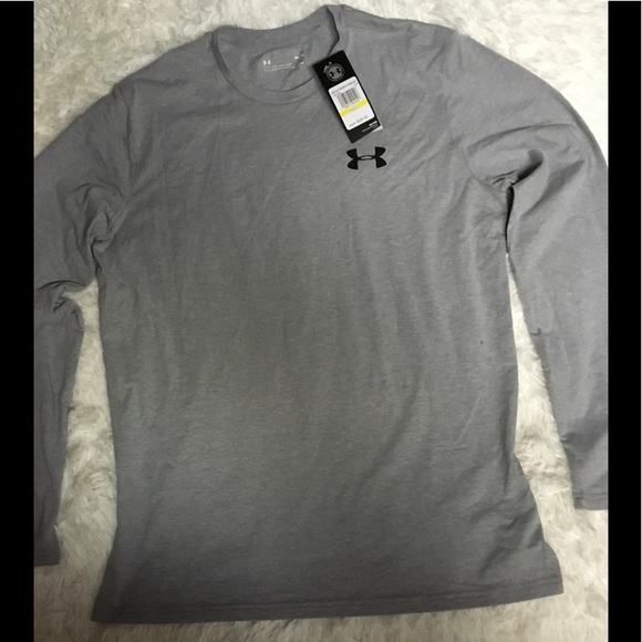 Under Armour Other - Under Armour Grey Long Sleeve HeatGear Men’s Med